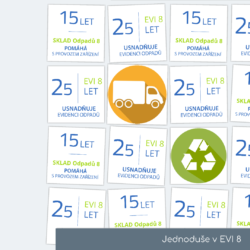 Reklamní pexeso k výročí výrobků firmy Inisoft