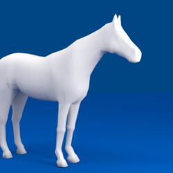 3D horse